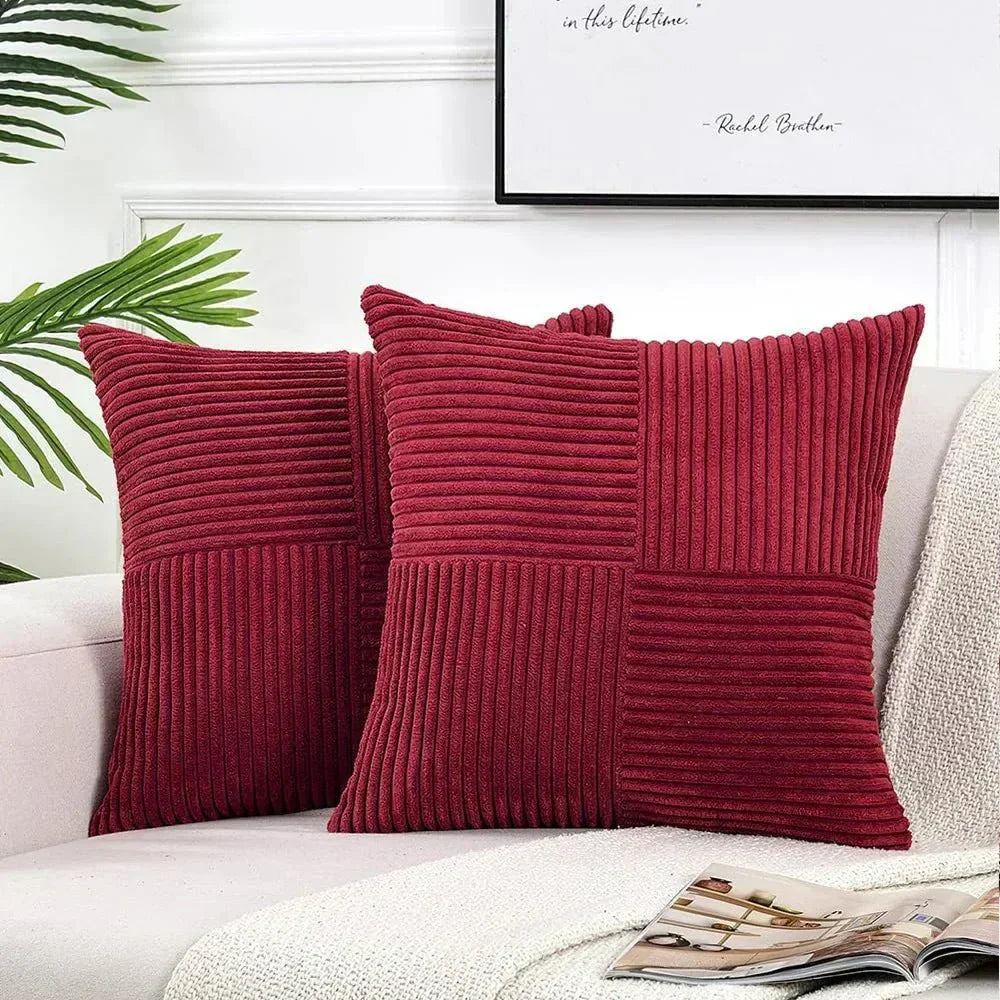 Ribbed Corduroy Pillow Covers (Set of 2)