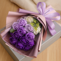 Romantic Soap Rose Bouquet Gift for Valentine's Day