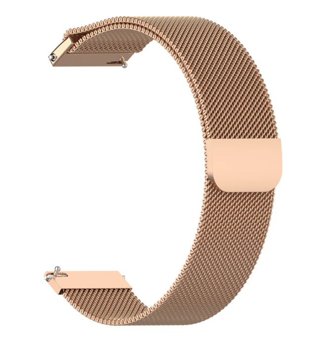 Rose Gold Milanese Quick-Release Watch Strap