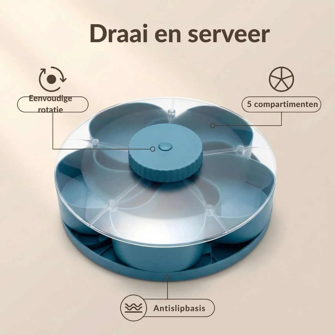 Rotating Snack Tray