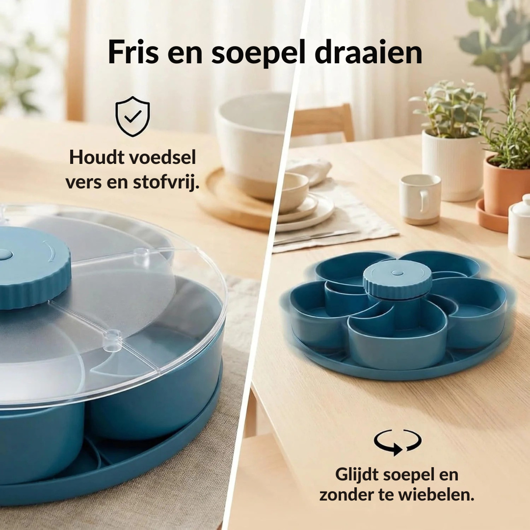 Rotating Snack Tray