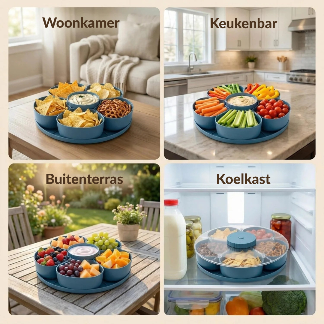 Rotating Snack Tray