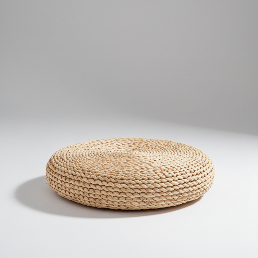 Round Braided Floor Cushion