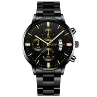 Round Dial Watch with Adjustable Strap