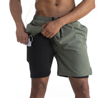 Running Shorts with Liner and Phone Pocket - Comfort & Functionality