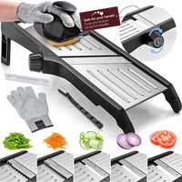 Safety Set | Mandoline Slicer with Cut-Resistant Gloves