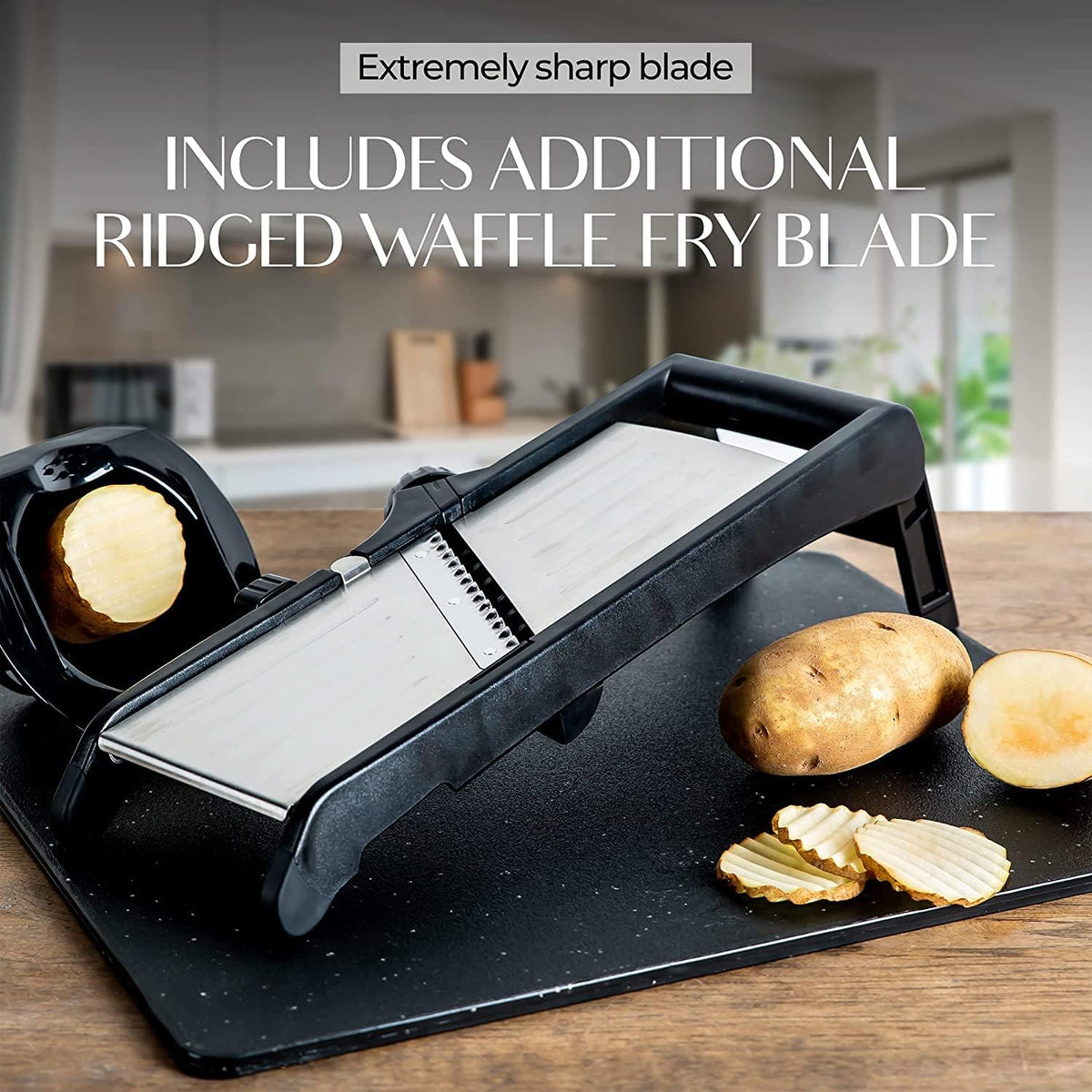 Safety Set | Mandoline Slicer with Cut-Resistant Gloves