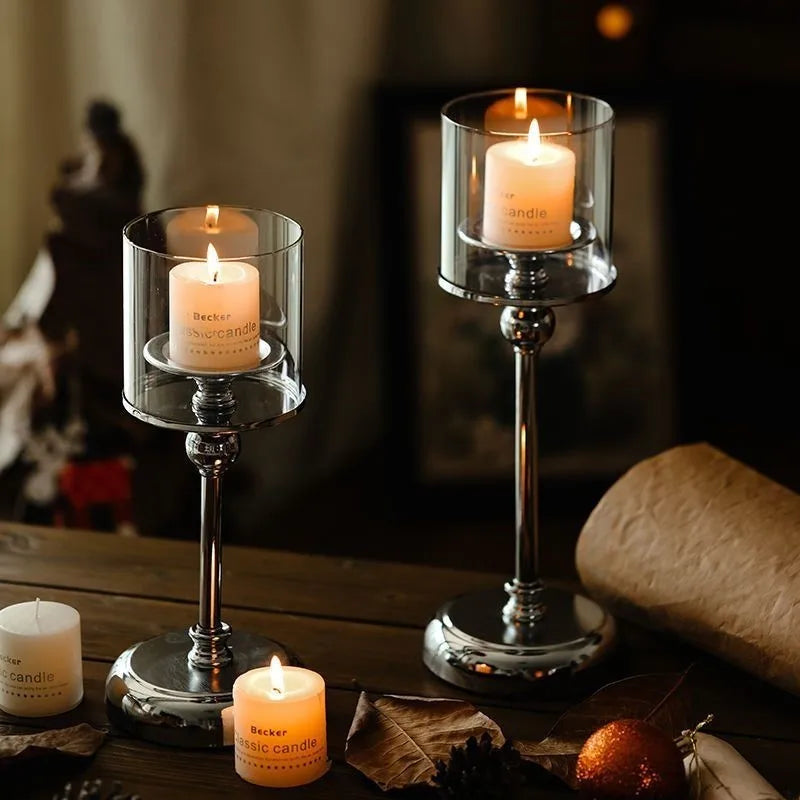 Scandi Style Candle Holder | Elegant Home Accent