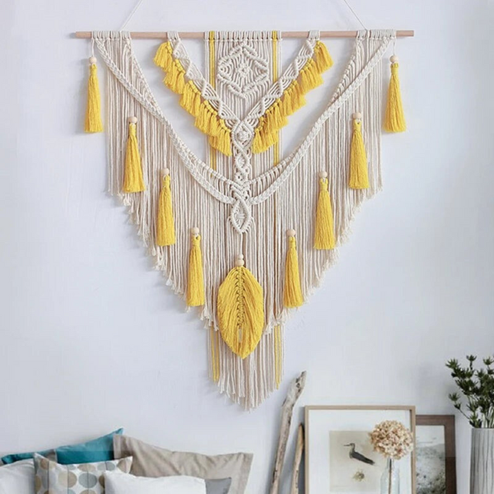 Scandinavian Boho Macrame Wall Hanging | Handmade