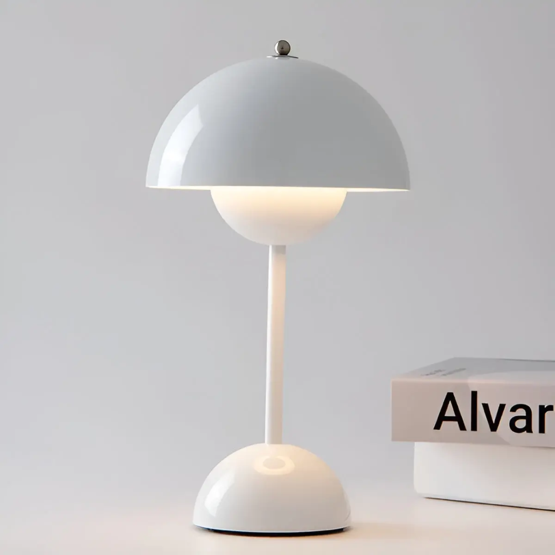 Scandinavian Table Lamp with Luminous Touch