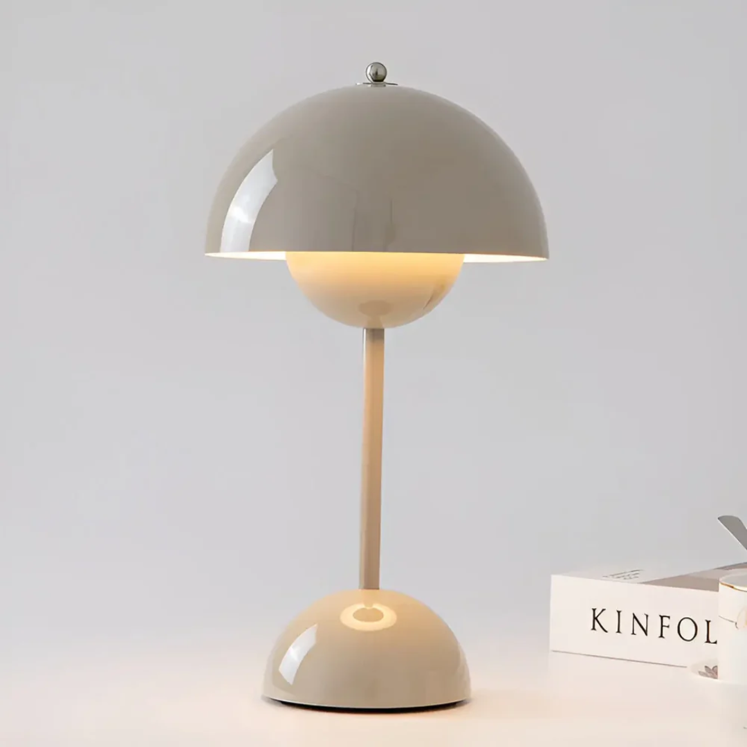 Scandinavian Table Lamp with Luminous Touch