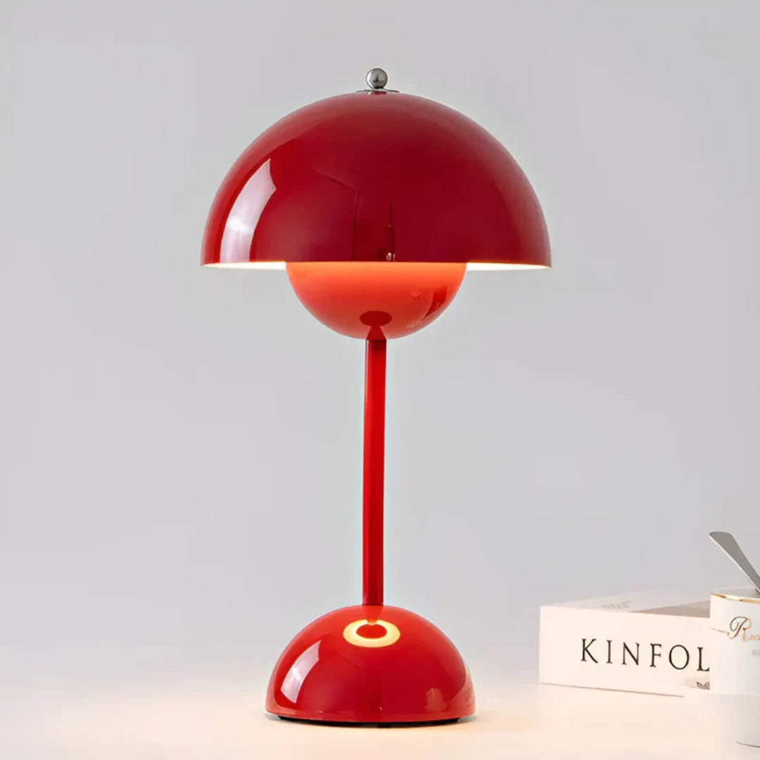 Scandinavian Table Lamp with Luminous Touch