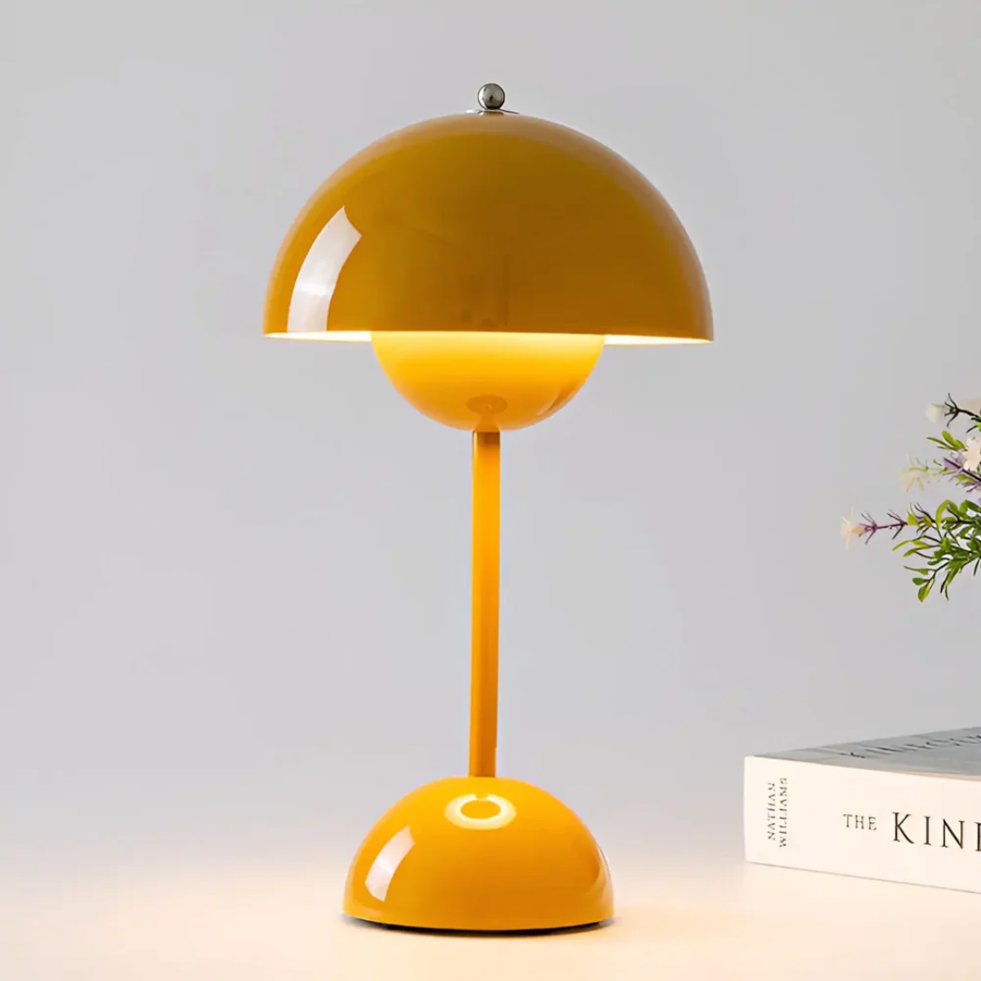 Scandinavian Table Lamp with Luminous Touch