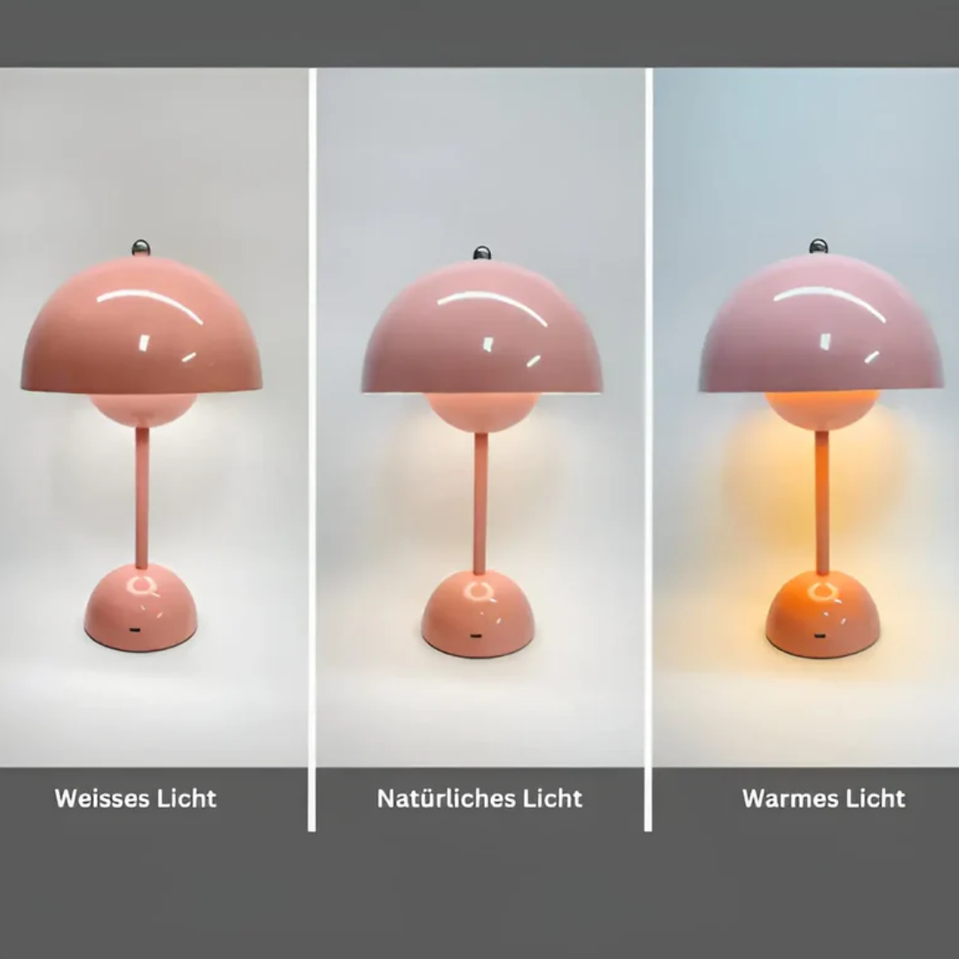 Scandinavian Table Lamp with Luminous Touch