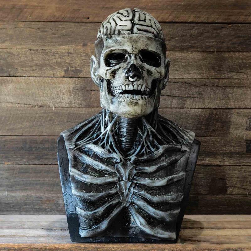 Scary Skeleton Bioman Mask - Realistic Halloween Costume