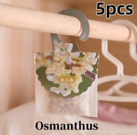 Scented Sachets for Wardrobes & Rooms - 5 or 10 Pack - Long-Lasting Fragrance - With Hanger - Aromatherapy & Air Freshener