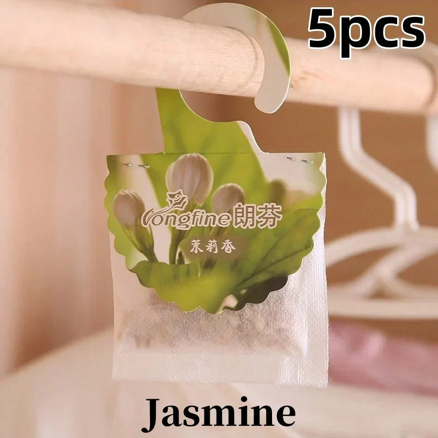 Scented Sachets for Wardrobes & Rooms - 5 or 10 Pack - Long-Lasting Fragrance - With Hanger - Aromatherapy & Air Freshener