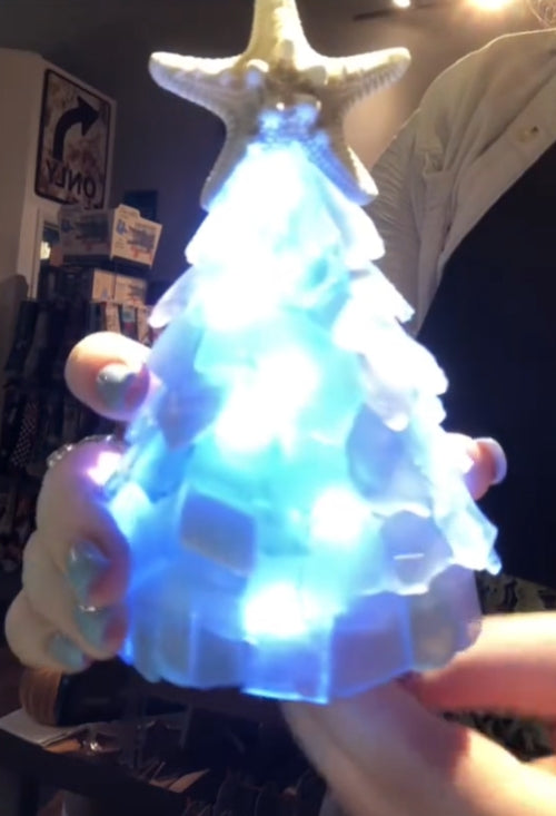 Sea Glass Christmas Tree