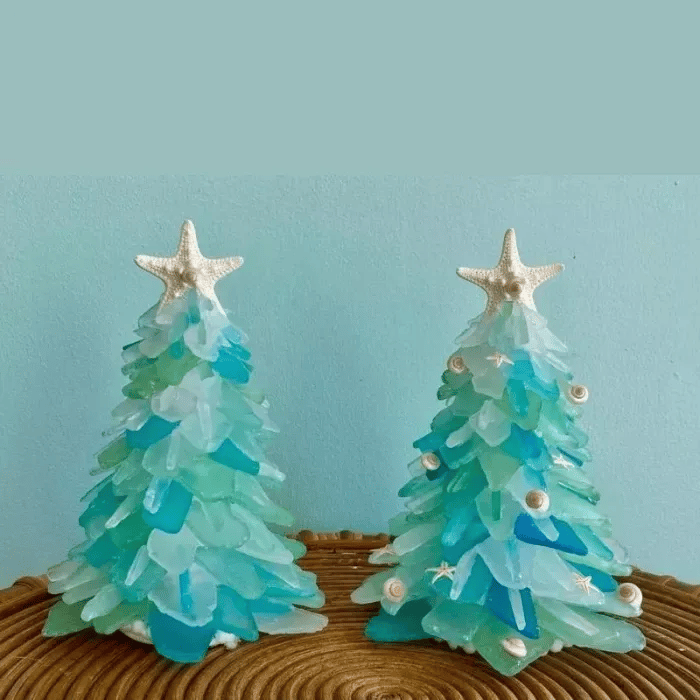 Sea Glass Christmas Tree
