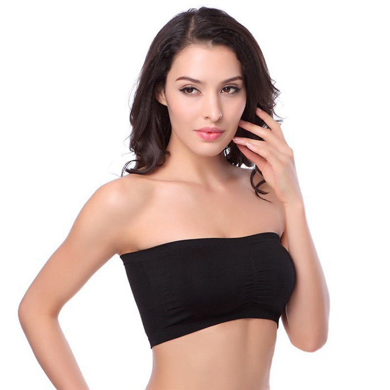 Seamless Supportive Bandeau Bra - Comfortable & Elastic