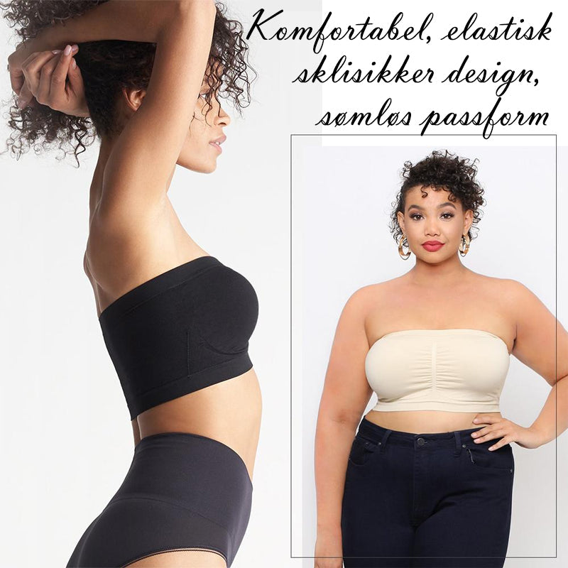 Seamless Supportive Bandeau Bra - Comfortable & Elastic