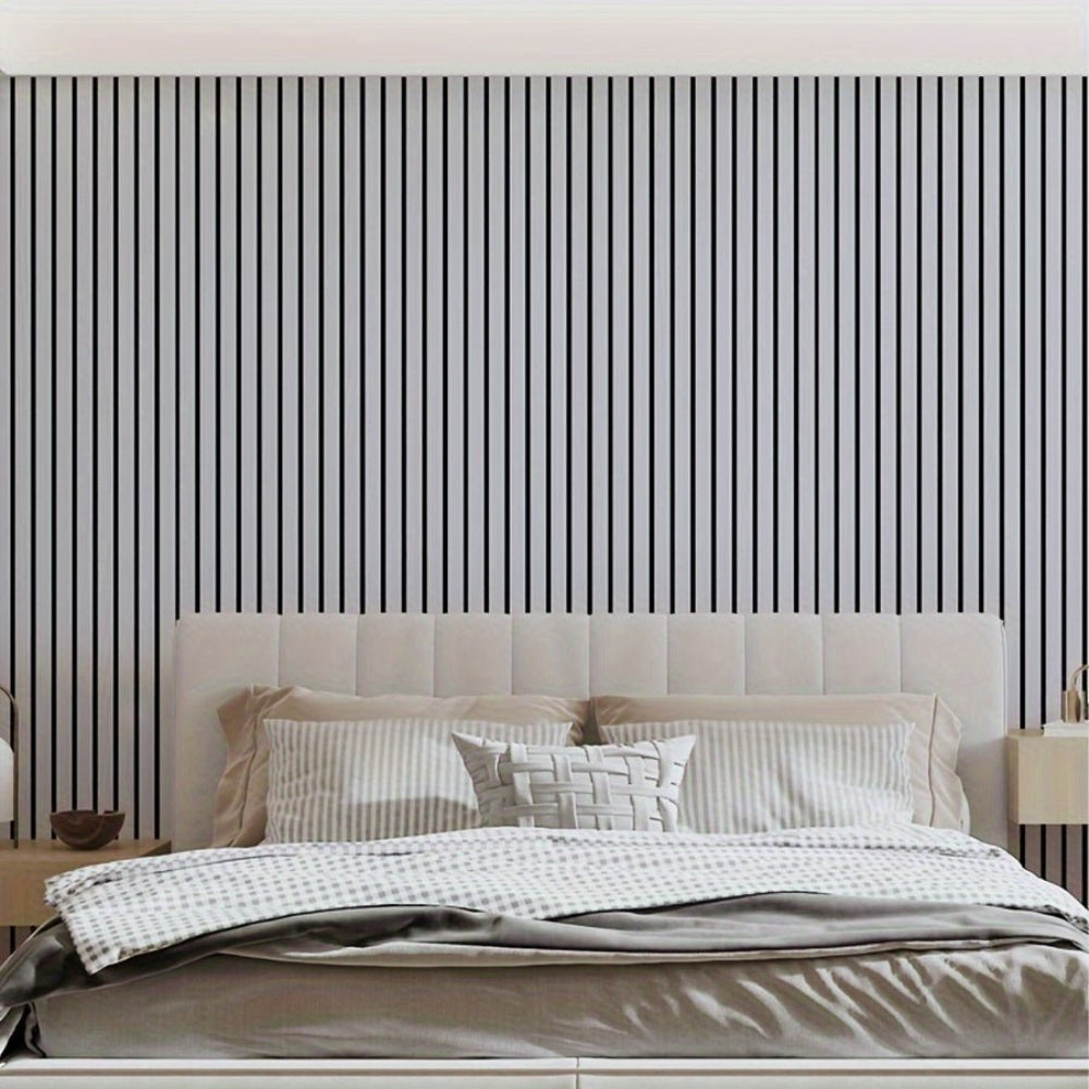 Self-Adhesive 3D Wood Effect PVC Wall Panel Roll