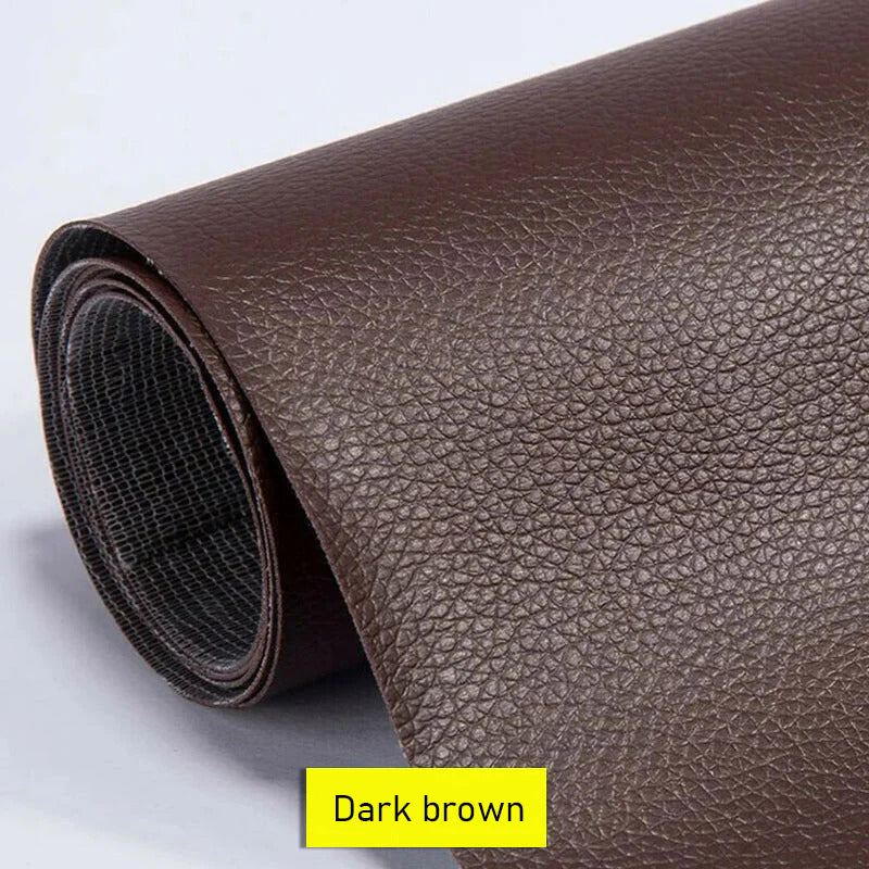 Self-Adhesive Cuttable Vegan Leather Repair Patch for Sofas