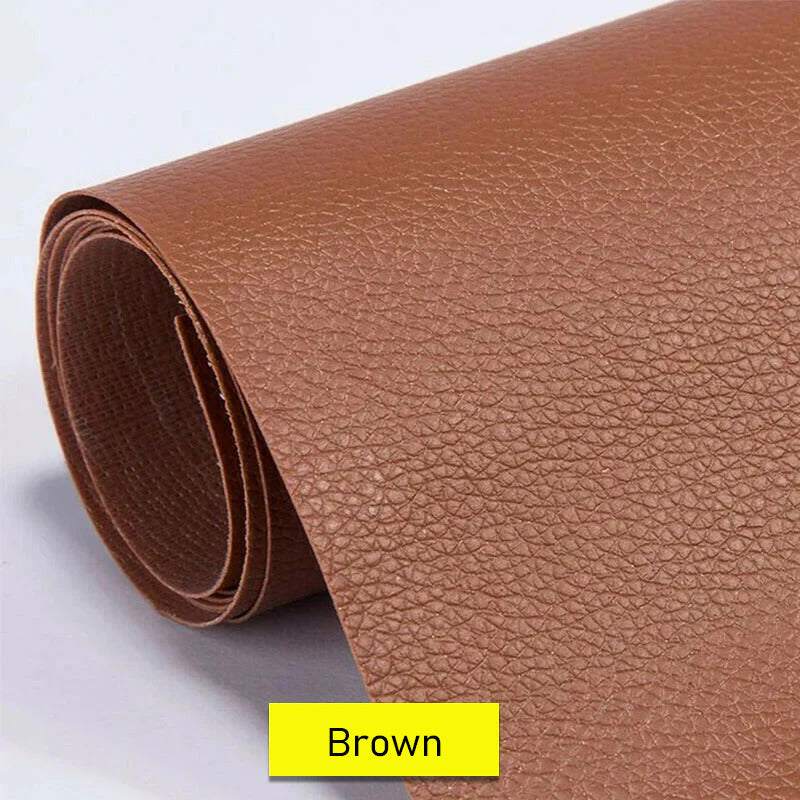 Self-Adhesive Cuttable Vegan Leather Repair Patch for Sofas