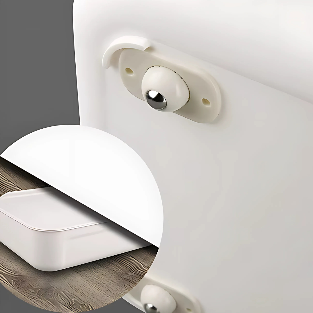 Self-Adhesive Mini Caster Wheels (4 Pieces)