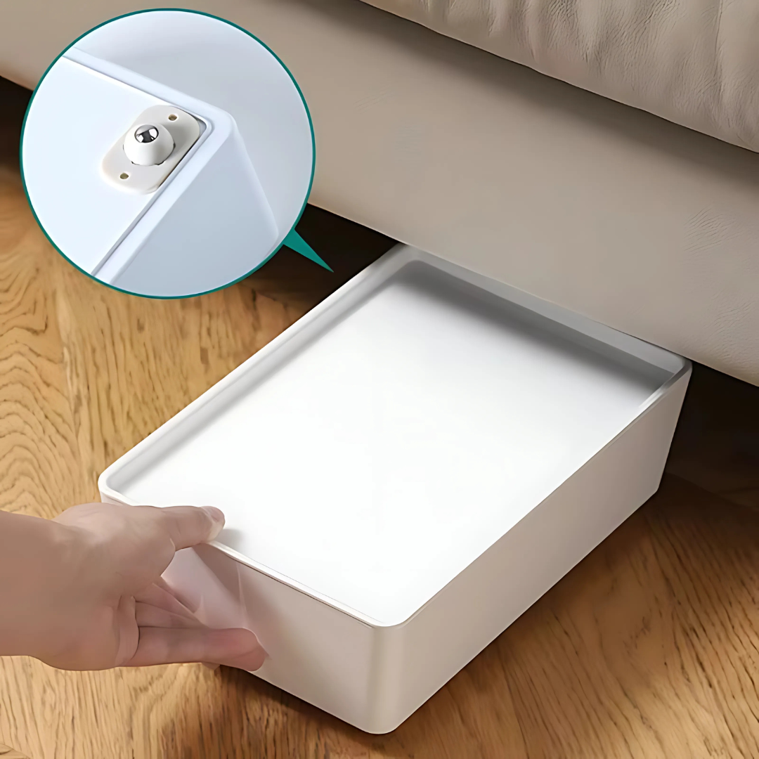 Self-Adhesive Mini Caster Wheels (4 Pieces)