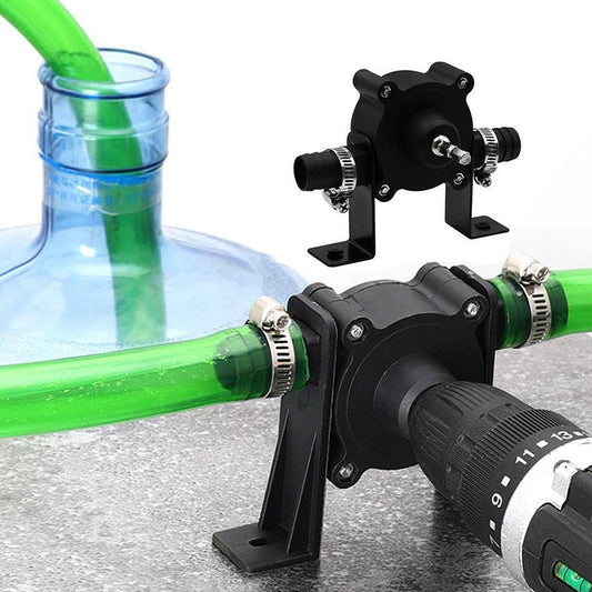 Self-Priming Transfer Pump – Fast Liquid Transfer with Electric Drill, Compact & Battery-Free