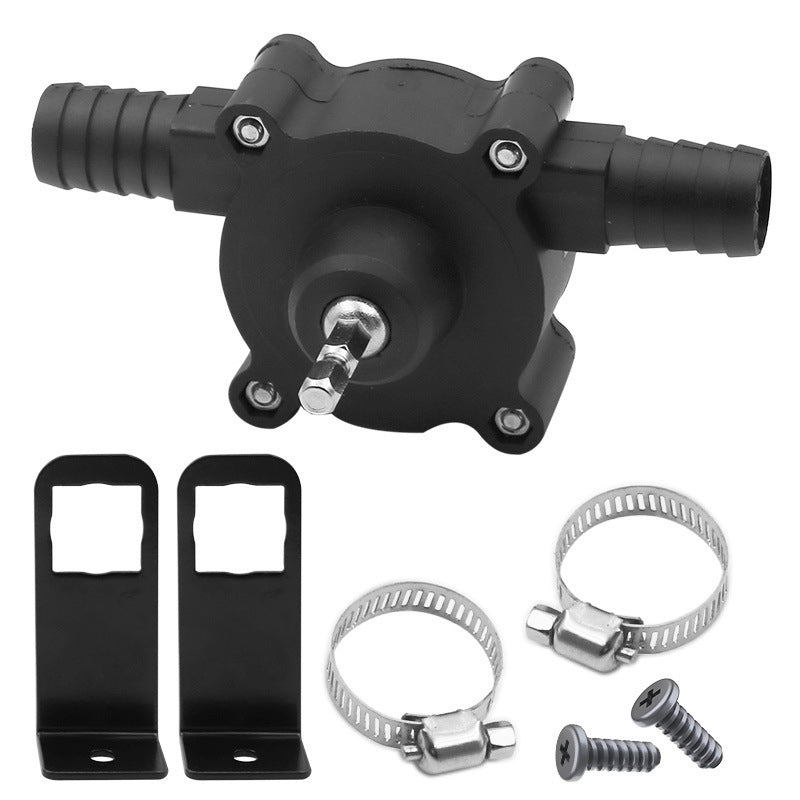 Self-Priming Transfer Pump – Fast Liquid Transfer with Electric Drill, Compact & Battery-Free