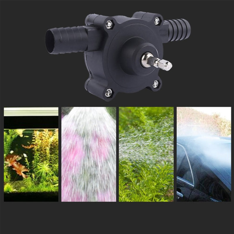 Self-Priming Transfer Pump – Fast Liquid Transfer with Electric Drill, Compact & Battery-Free