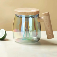 Self-Stirring Coffee Mug with Automatic Mixer