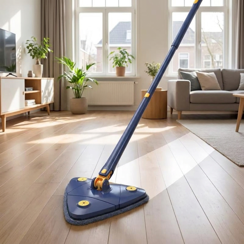 Self-Wringing 360 Mop for Walls and Floors