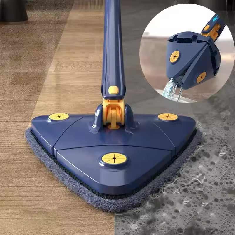 Self-Wringing 360 Mop for Walls and Floors