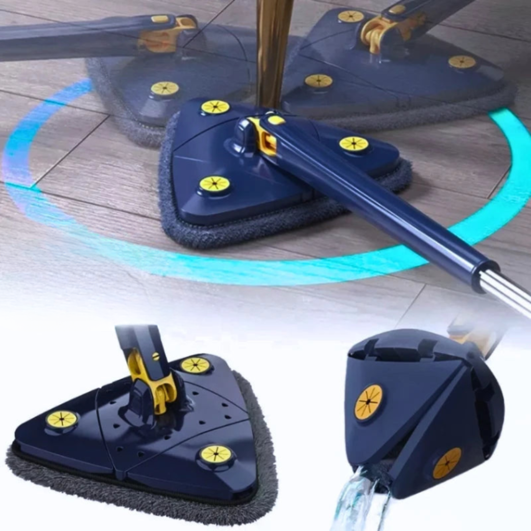 Self-Wringing 360 Mop for Walls and Floors
