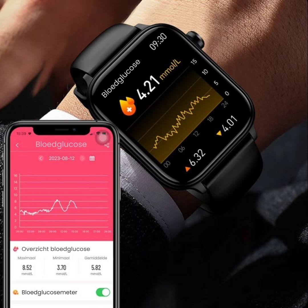 Senior Smartwatch with GPS and Health Monitoring