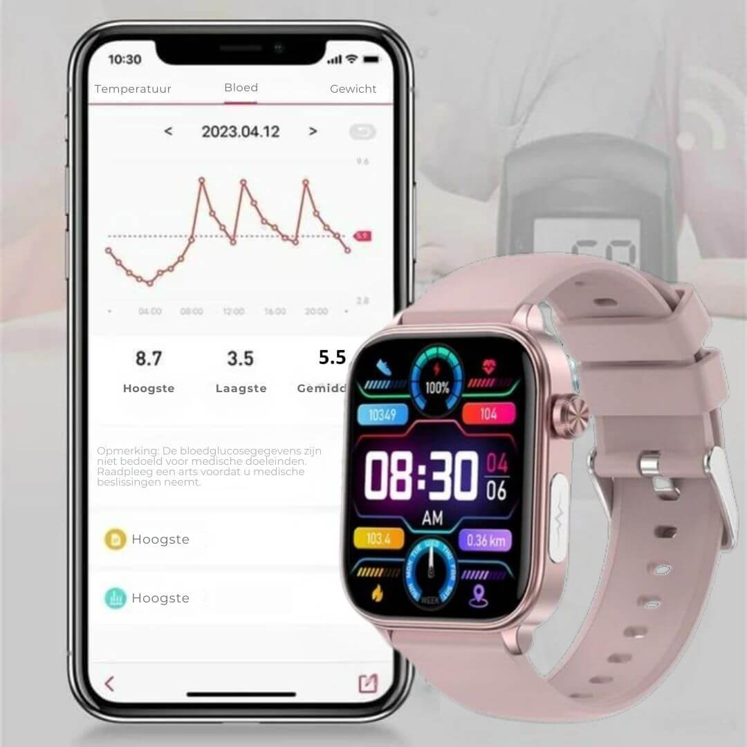 Senior Smartwatch with GPS and Health Monitoring