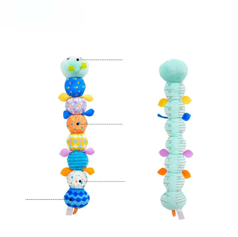 Sensory Musical Plush Toy – Rattle & Soft Caterpillar Toy for Babies