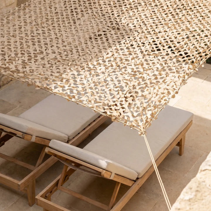 Shade Netting for Terrace and Pergola – 6 Colours, Breathable, Hangs in 1 Hour
