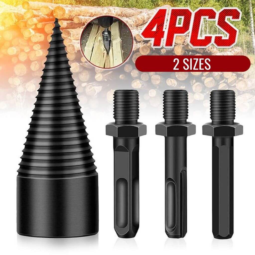 Shank Firewood Drill Bit - Works With Any Drill