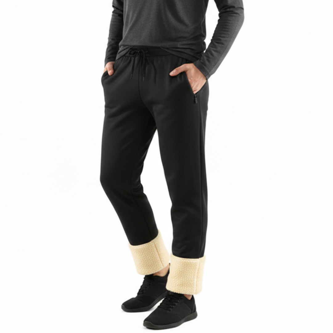 Sherpa-Lined Joggers