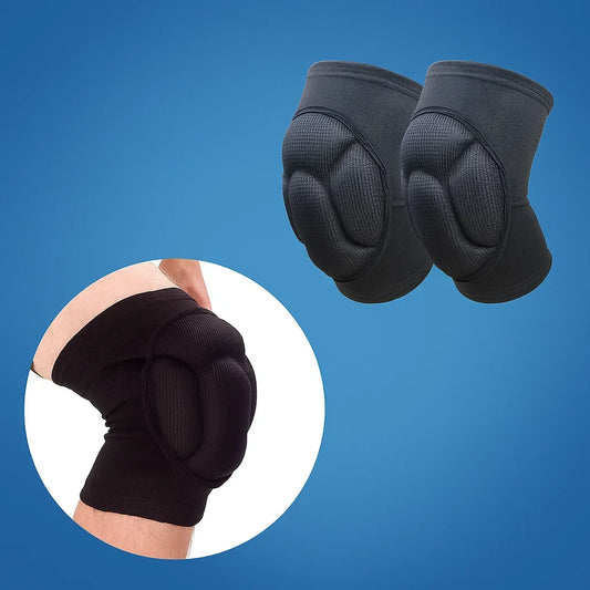 Shock-Absorbing Knee Pads - Breathable Compression Support - Anti-Slip Cushioned Design for Sports & Injury Prevention
