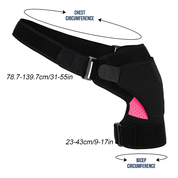 Shoulder Support Compression Sleeve for Pain Relief, Dislocations, and Injuries