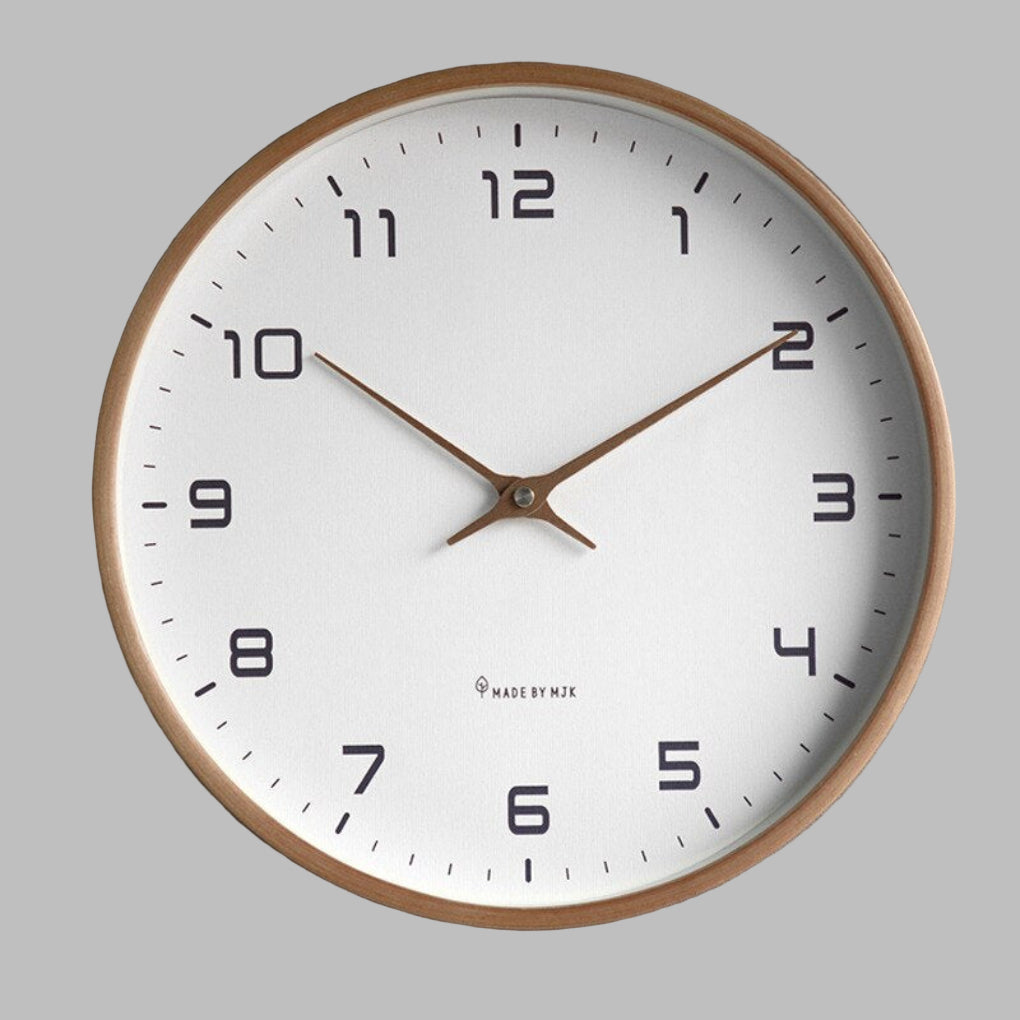 Silent Non-Ticking Minimalist Wall Clock