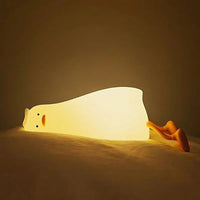 Silicone Animal Night Light – Touch-Controlled LED Bedside Lamp for Children and Teens