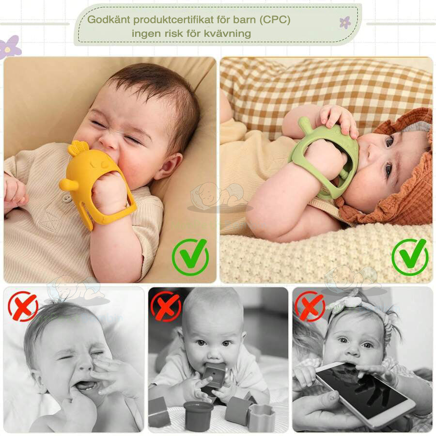 Silicone Teething Mitten for Baby Teething Relief