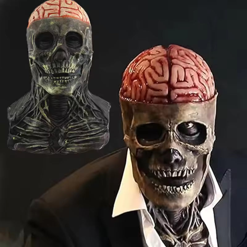 Skeleton Mask: Realistic and Terrifying Skeleton Mask for Halloween Costume