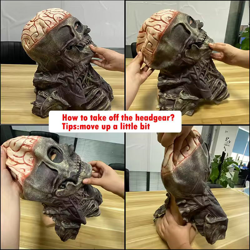 Skeleton Mask: Realistic and Terrifying Skeleton Mask for Halloween Costume